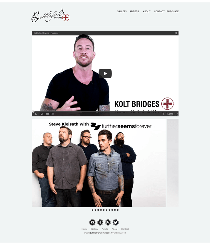 Battlefield Drums Portfolio