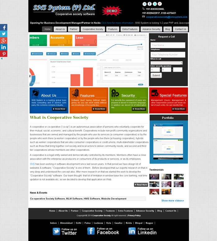 Cooperative Society Software